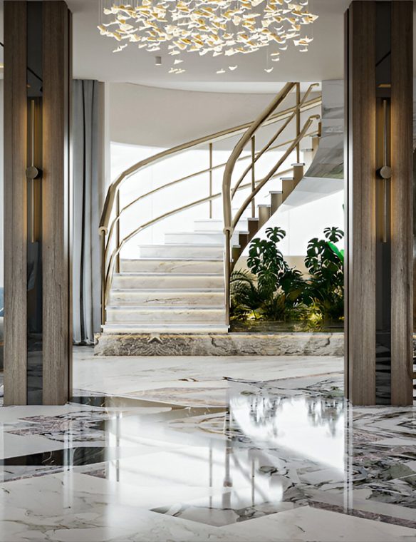 บริษัท interior กรุงเทพ - interior design and construction company in bangkok - PAD staircase