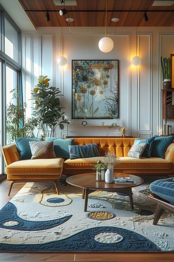 luxurious mid century modern interior design