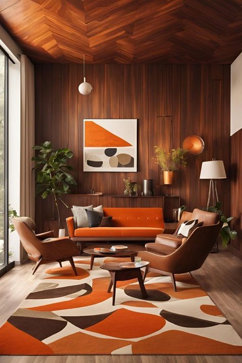 custom pieces in mid century modern interior design