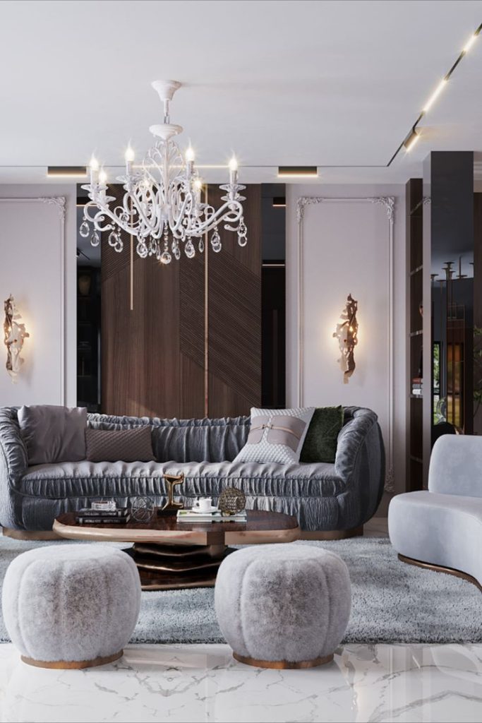 dark and cool interior decor