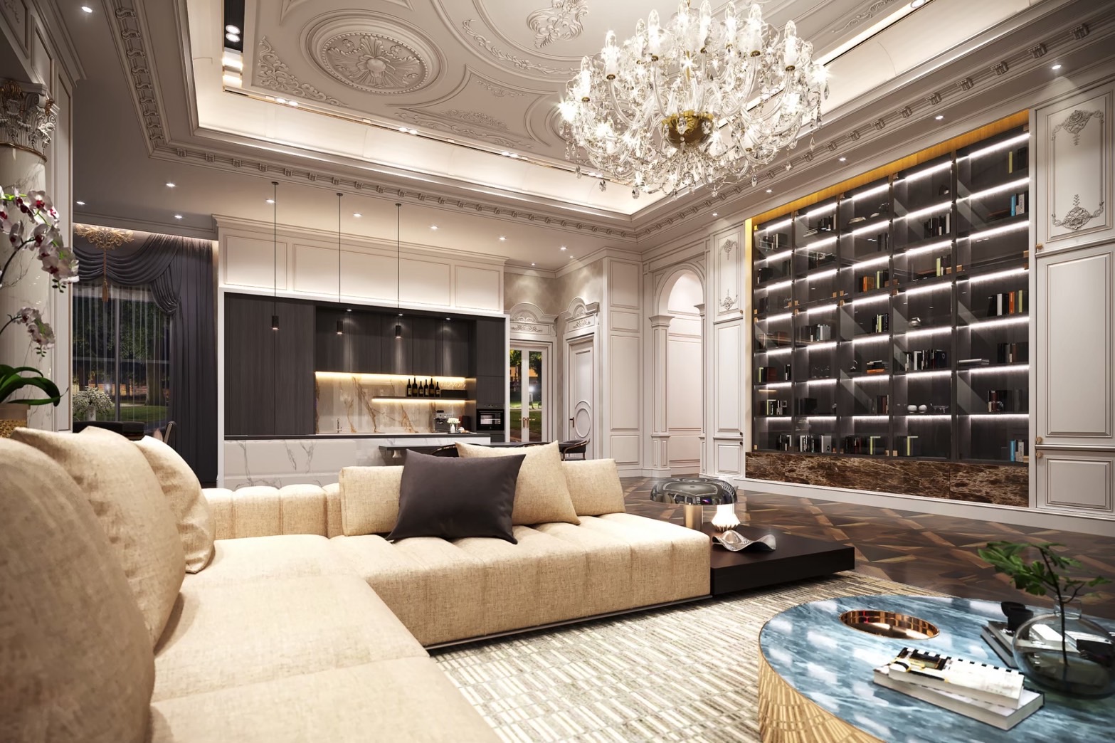 เฟอร์นิเจอร์บิวท์อิน ห้องนั่งเล่น