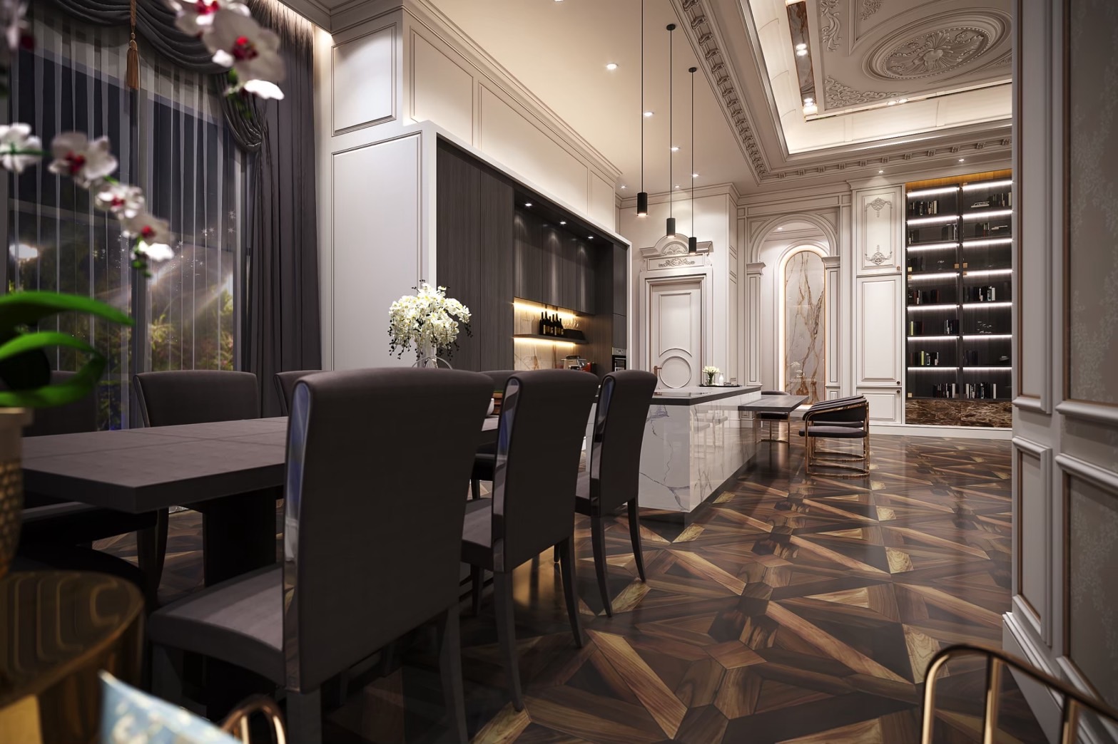 เฟอร์นิเจอร์บิวท์อินในห้องครัว